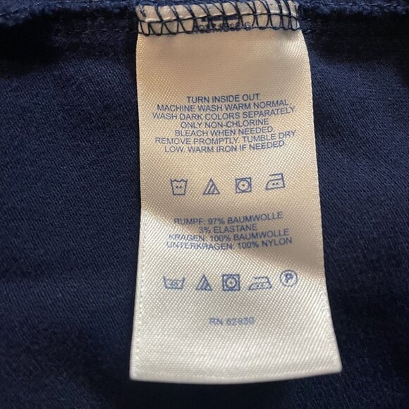 Lands End Shirt Blue Shift Dress Plus Size 3X Above The Knee u - Picture 10 of 12